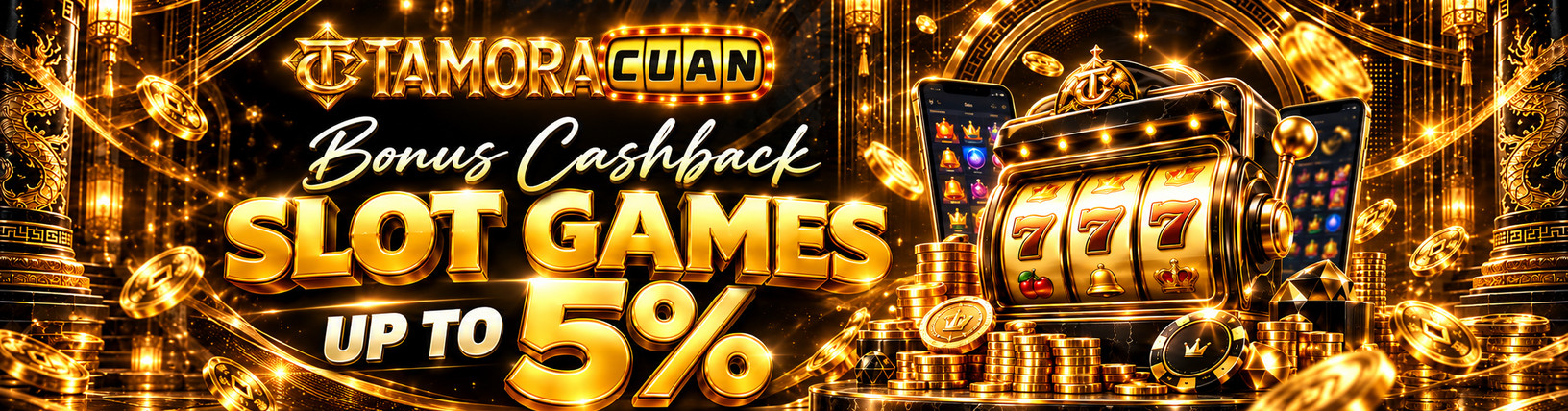 BONUS CASHBACK SLOT GAMES 5%